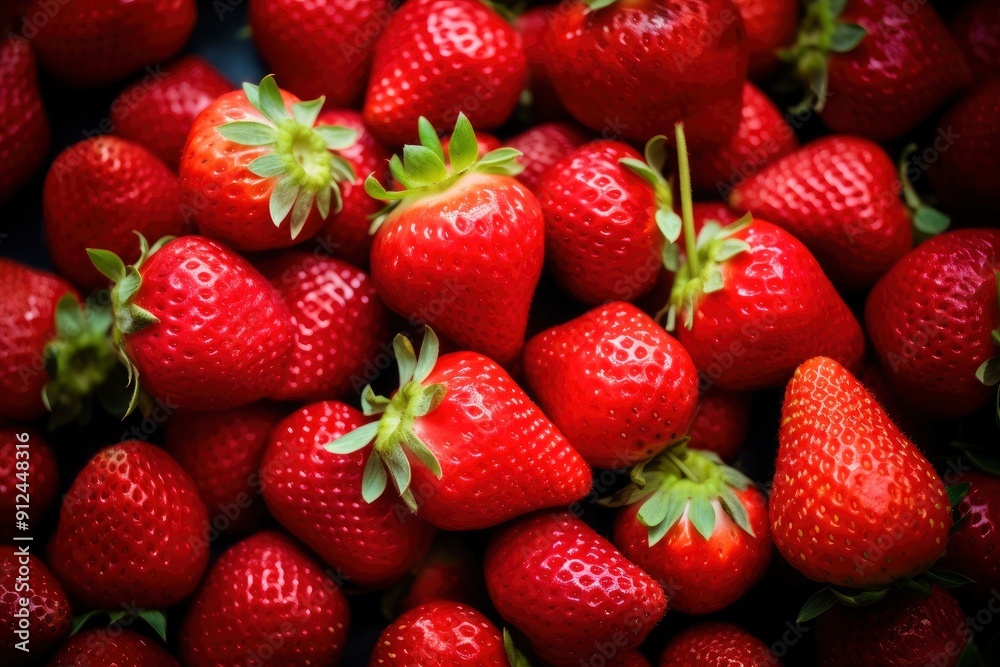 strawberry Fruit background, photography with generative ai strawberry Fruit background, photography with generative ai