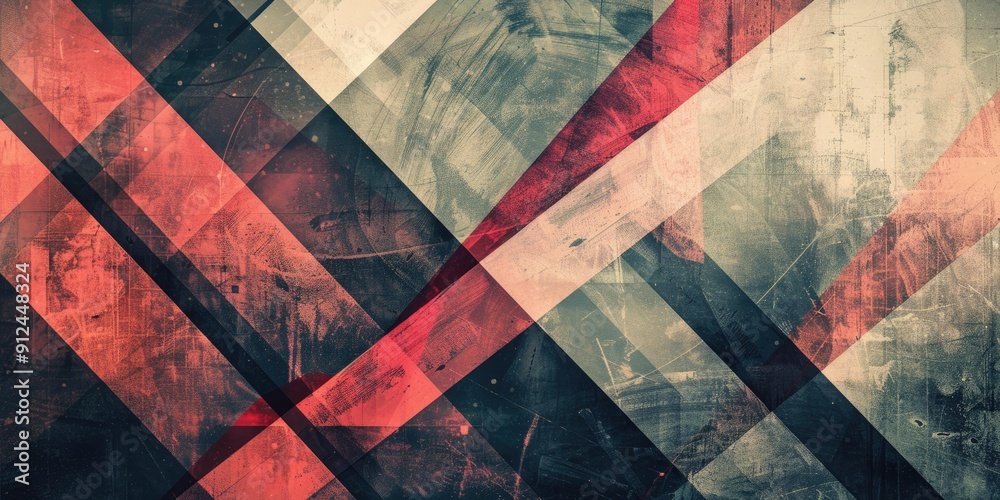 Abstract grunge background with red, black, and white stripes. Abstract grunge background with red, black, and white stripes.