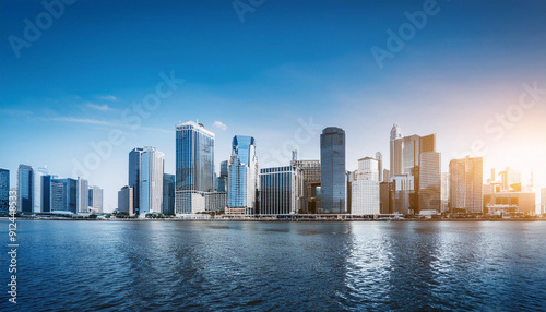 Close-Up of a Downtown Cityscape