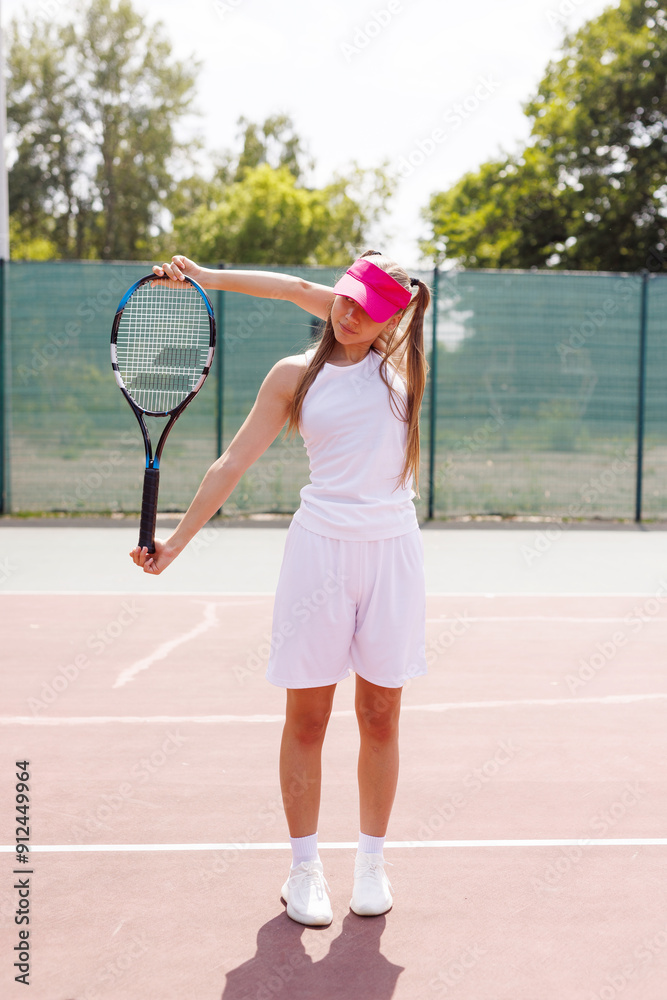 young woman playing tennis, tennis game young woman playing tennis, tennis game