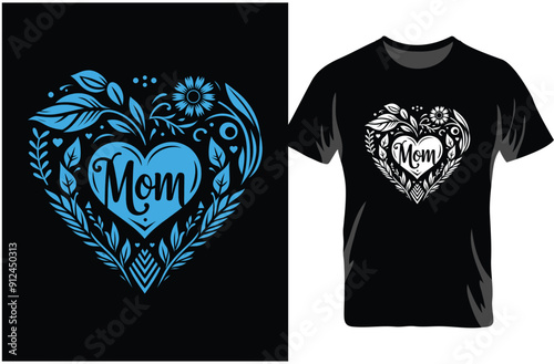 Mom T-shirt Design. Mother's Day t-shirt design