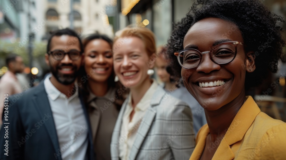 Fototapeta premium Workplace Diversity: Embracing a range of backgrounds, cultures, and perspectives among employees to enhance creativity, innovation, and inclusivity in the workplace. 