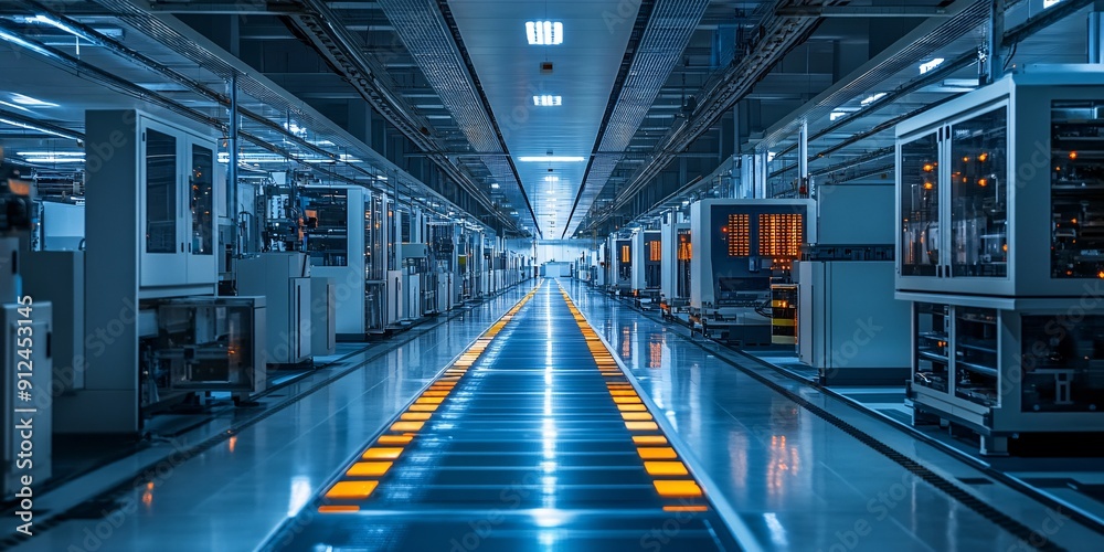 Modern Automated Production Facility Modern Automated Production Facility