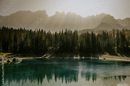 Lago di Carezza - Carezza Lake in the Dolomites