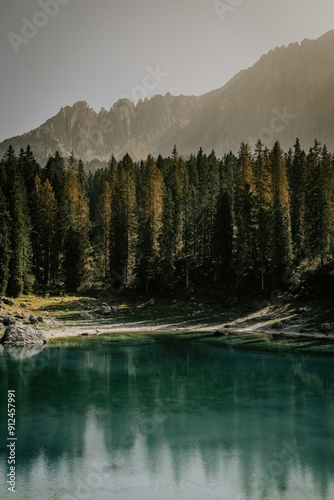 Lago di Carezza - Carezza Lake in the Dolomites