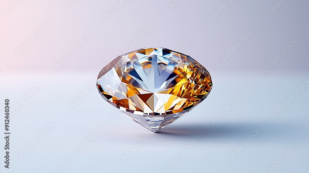 Semi close-up of a precious gem radiating wealth against pastel colors, more clarity with clear light and sharp focus, high detailed Semi close-up of a precious gem radiating wealth against pastel colors, more clarity with clear light and sharp focus, high detailed