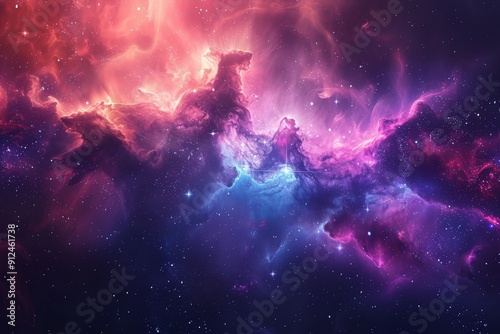 Nebula and Stars Cosmic Backgrounds for Celestial Designs