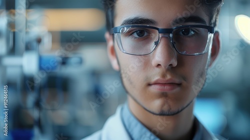 Close-up portrait of a youn...