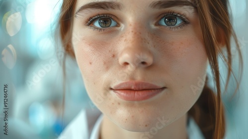 Close-up portrait of a youn...