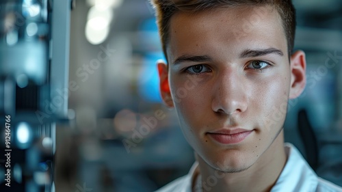 Close-up portrait of a youn...