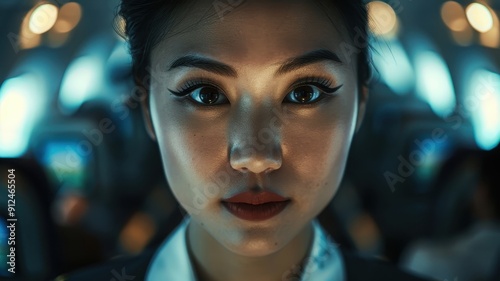 Close-up portrait of a youn...
