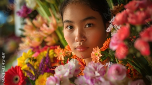 Close-up portrait of a youn...