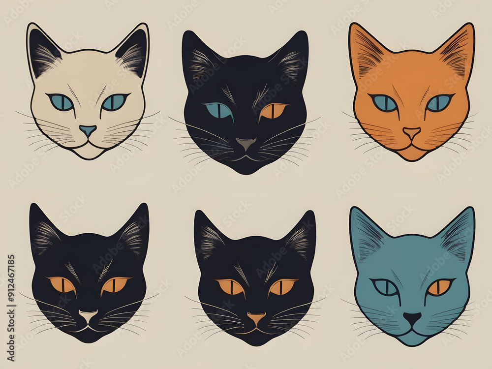 black cat on a t-shirt black cat on a t-shirt