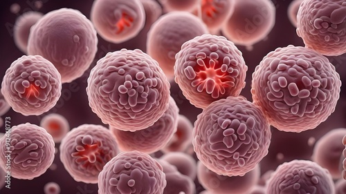 Detailed view of Enterococcus faecium, highlighting their probiotic benefits in maintaining gut health