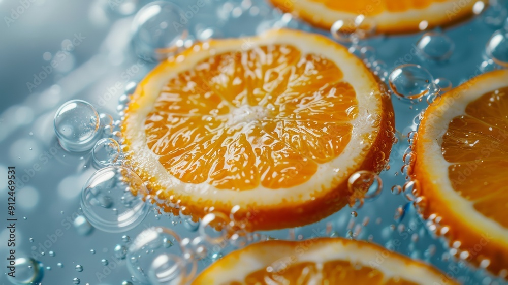 orange and water orange and water