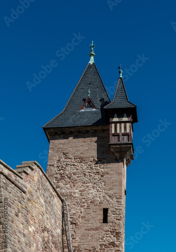 Wernigerode Castle , Germany. Wernigerode Castle in the Harz mountains, Germany