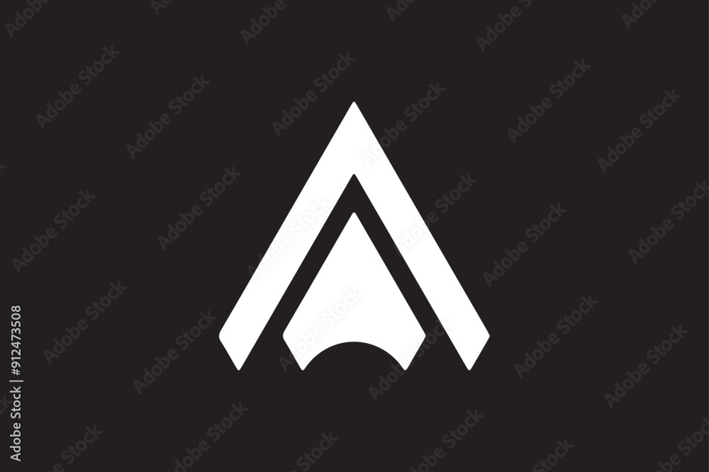 AA letter  logo design icon template elements colorful alphabet collection type characters logo type. 