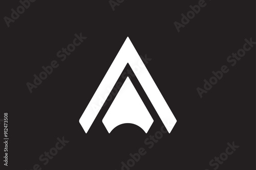 AA letter  logo design icon template elements colorful alphabet collection type characters logo type. 