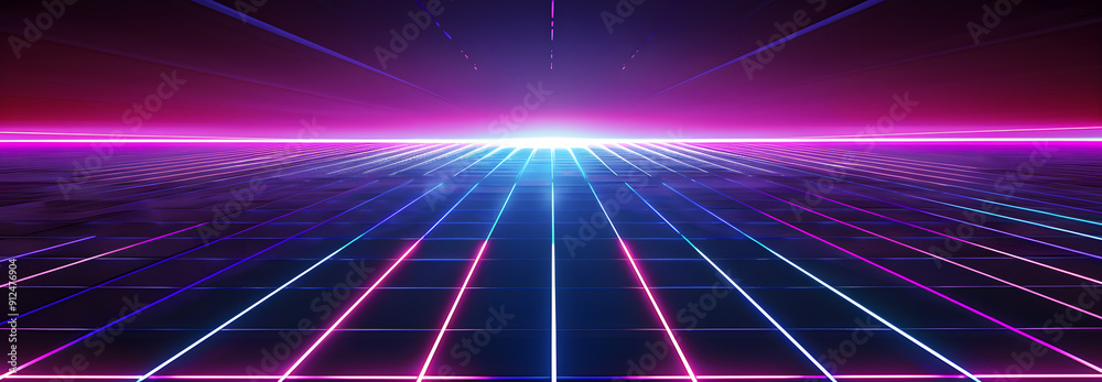 Future retro line technology background of the 80s Future retro line technology background of the 80s