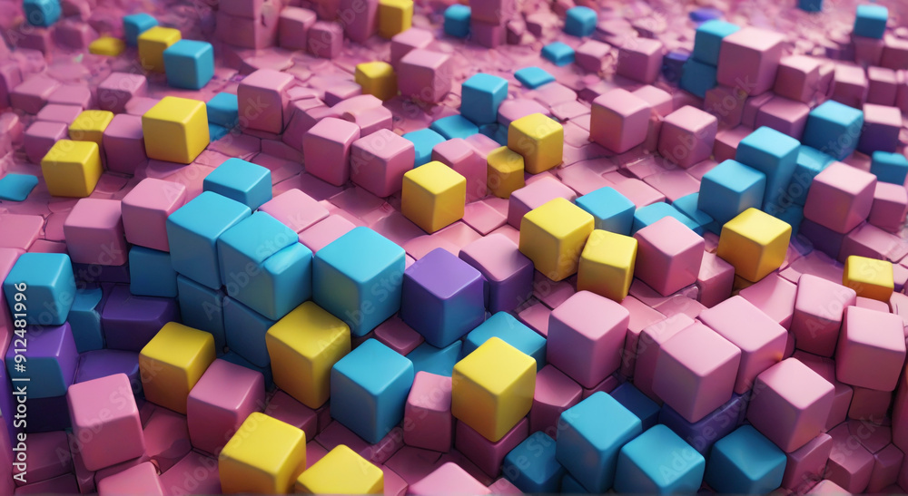 abstract background with cubes abstract background with cubes