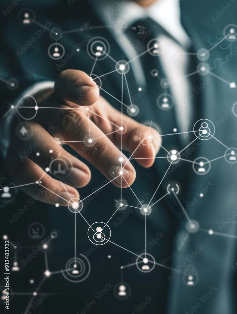 Hand holding social networking hologram. Social network analysis Hand holding social networking hologram. Social network analysis