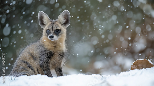 aardwolf an African native animal photo