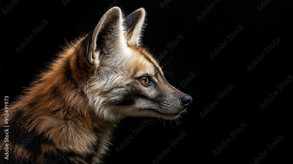 Fototapeta premium aardwolf an African native animal