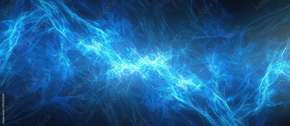 Vibrant abstract background featuring glowing blue lines and energetic stripes resembling rays of plasma and electricity Vibrant abstract background featuring glowing blue lines and energetic stripes resembling rays of plasma and electricity