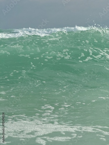 waves on the beach