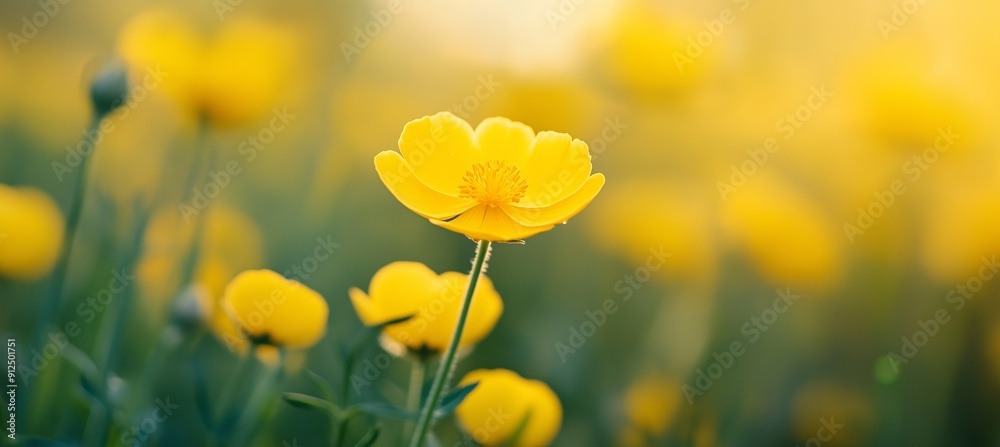 Yellow: Sunshine A bright field filled with spring buttercups in bloom. Yellow: Sunshine A bright field filled with spring buttercups in bloom.