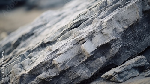 Closeup of rocks sharp edges and rough texture