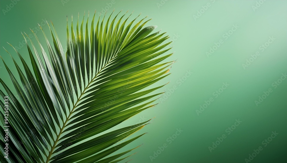 Obraz premium Palm Leaf - Long and elegant.