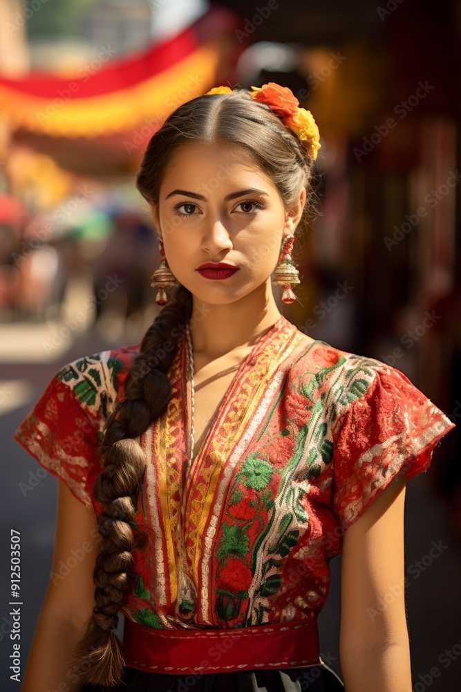 Enchanting image showcasing the charm of a Mexican student Enchanting image showcasing the charm of a Mexican student