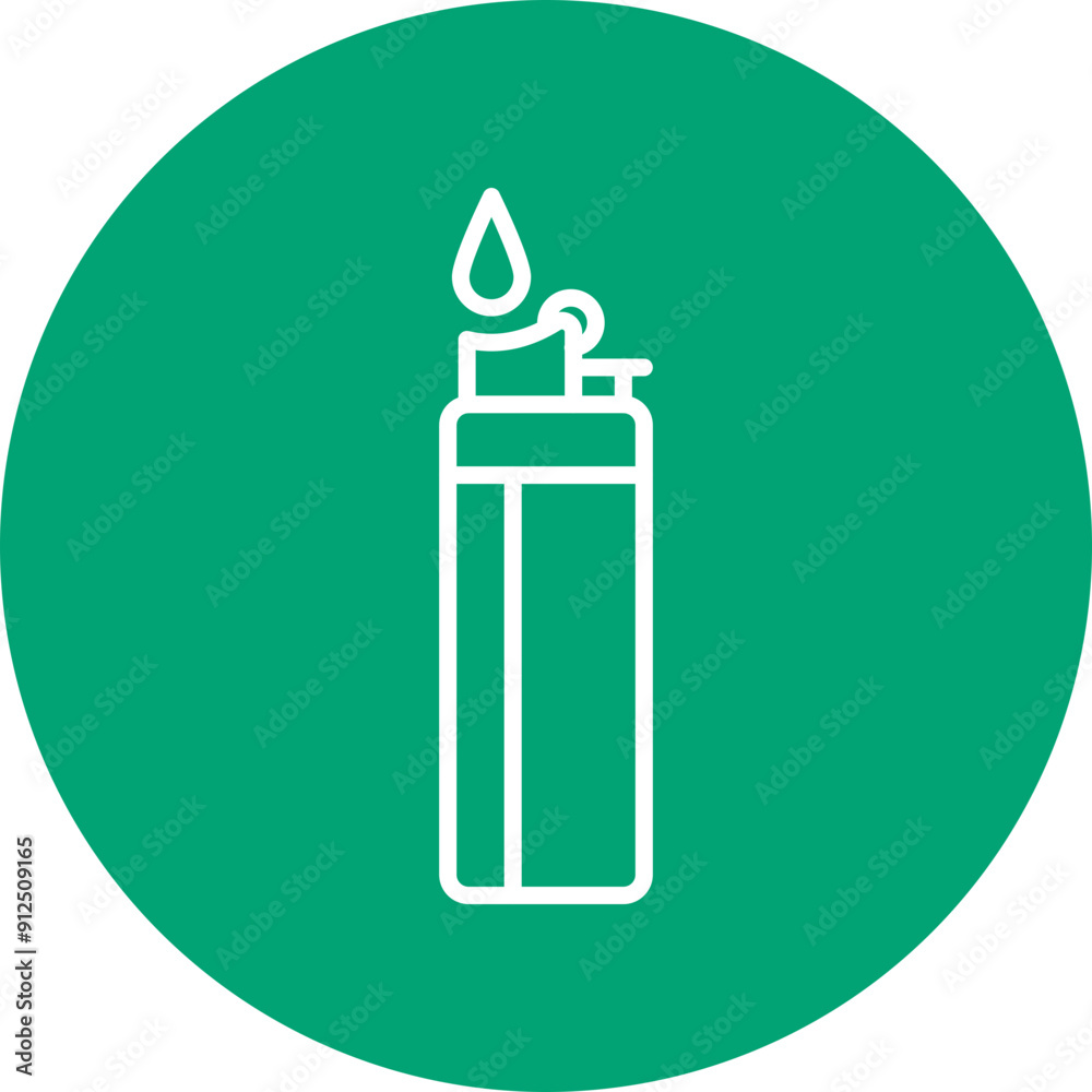 Lighter line circle icon Lighter line circle icon