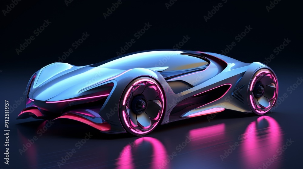Futuristic car concept innovative design Futuristic car concept innovative design