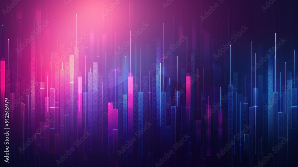 Abstract Neon Cityscape Abstract Neon Cityscape