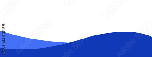 Separator footer, modern divider shape for bottom of the page website
