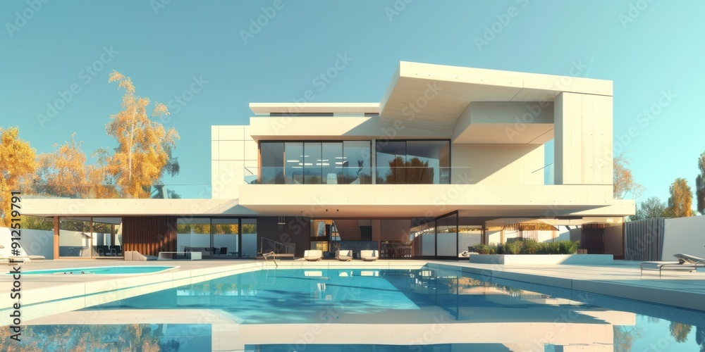 Fototapeta premium Modern building elements