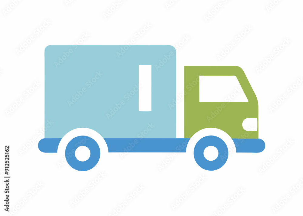 Simple Truck Icon - Vector Illustration Simple Truck Icon - Vector Illustration
