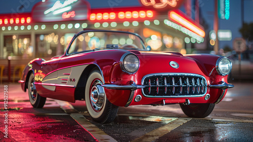Beautiful classic vintage car HD wallpaper for background

