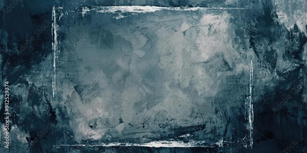 Obraz premium Abstract blue and white textured frame.