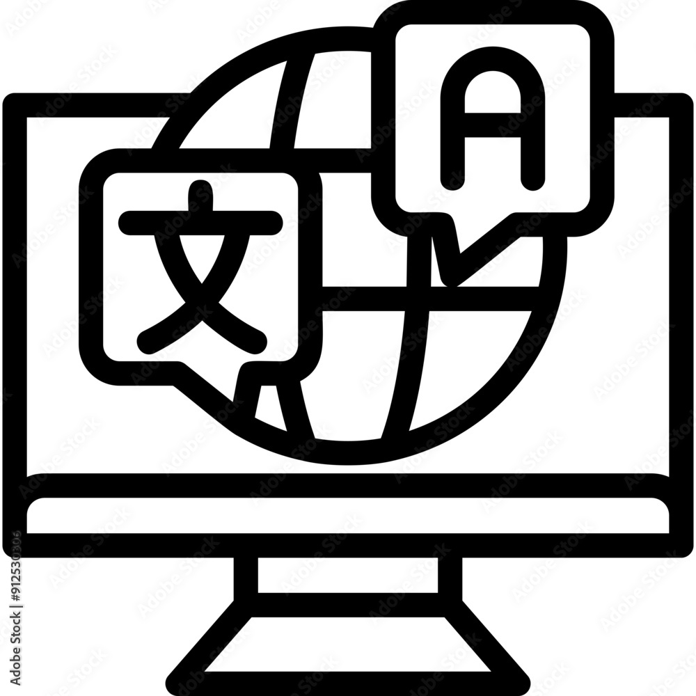 Foreign Language Icon Foreign Language Icon
