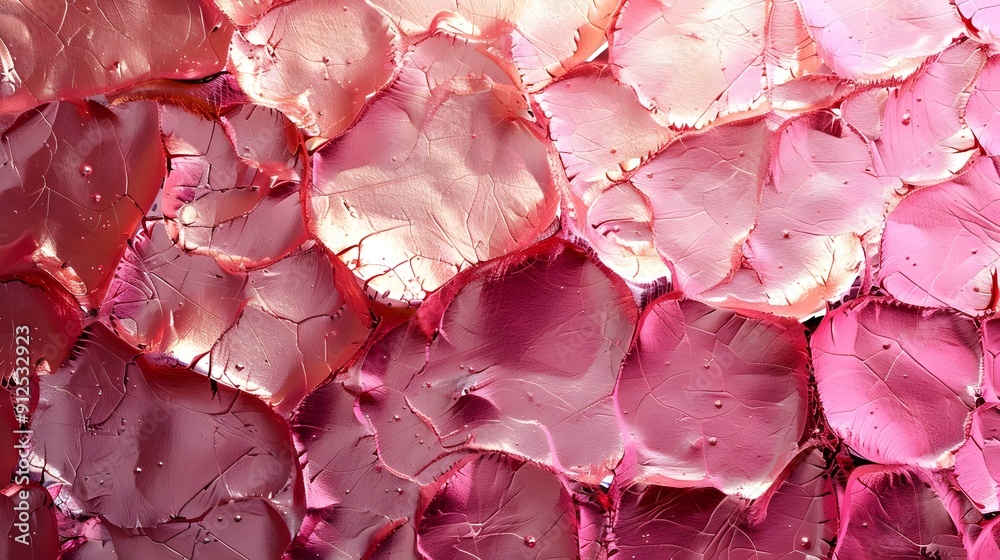 Obraz premium A pink background with a lot of pink flowers