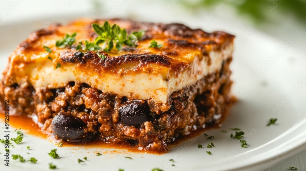 A Close Up of a Savory Dish with a Golden Brown Crust A Close Up of a Savory Dish with a Golden Brown Crust
