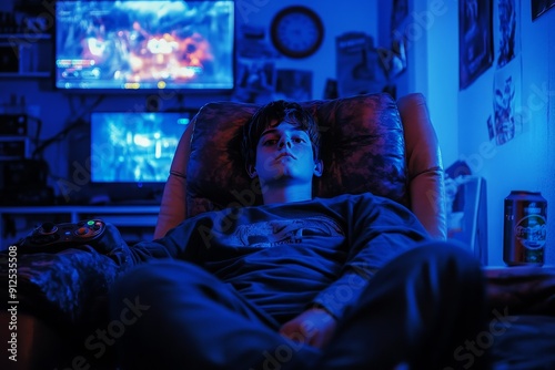 Online video game addiction among teenagers.