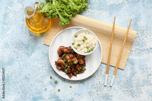 Delicious teriyaki chicken ...