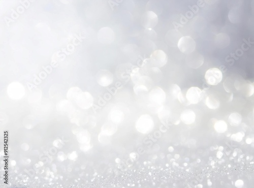 A brilliant blurry white background for a festive mood. Template for greeting card.. photo