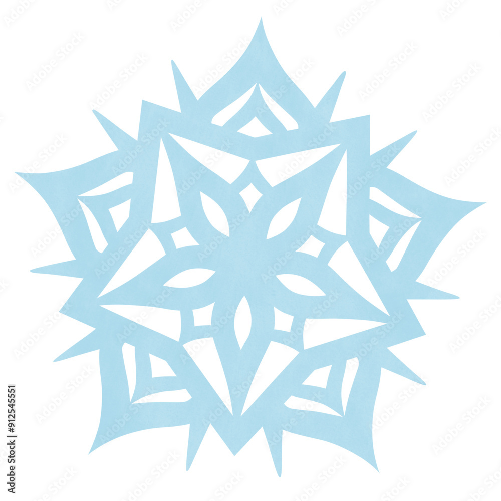 Blue snowflakes Blue snowflakes