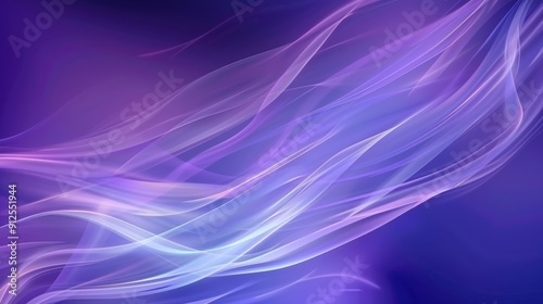 Abstract Purple and White Swirling Design