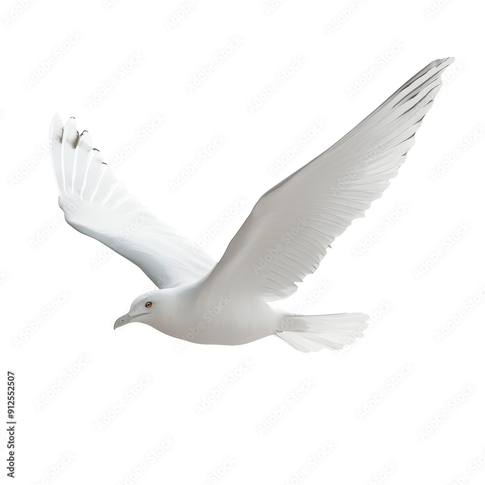 Fototapeta premium seagull isolated on white